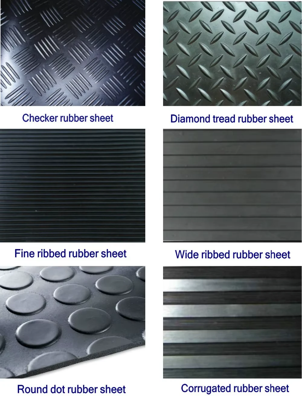 Checker Rubber Sheets