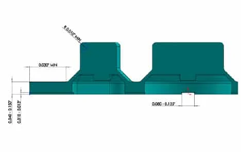 Coloured Silicone Sheets Dimension Drawings