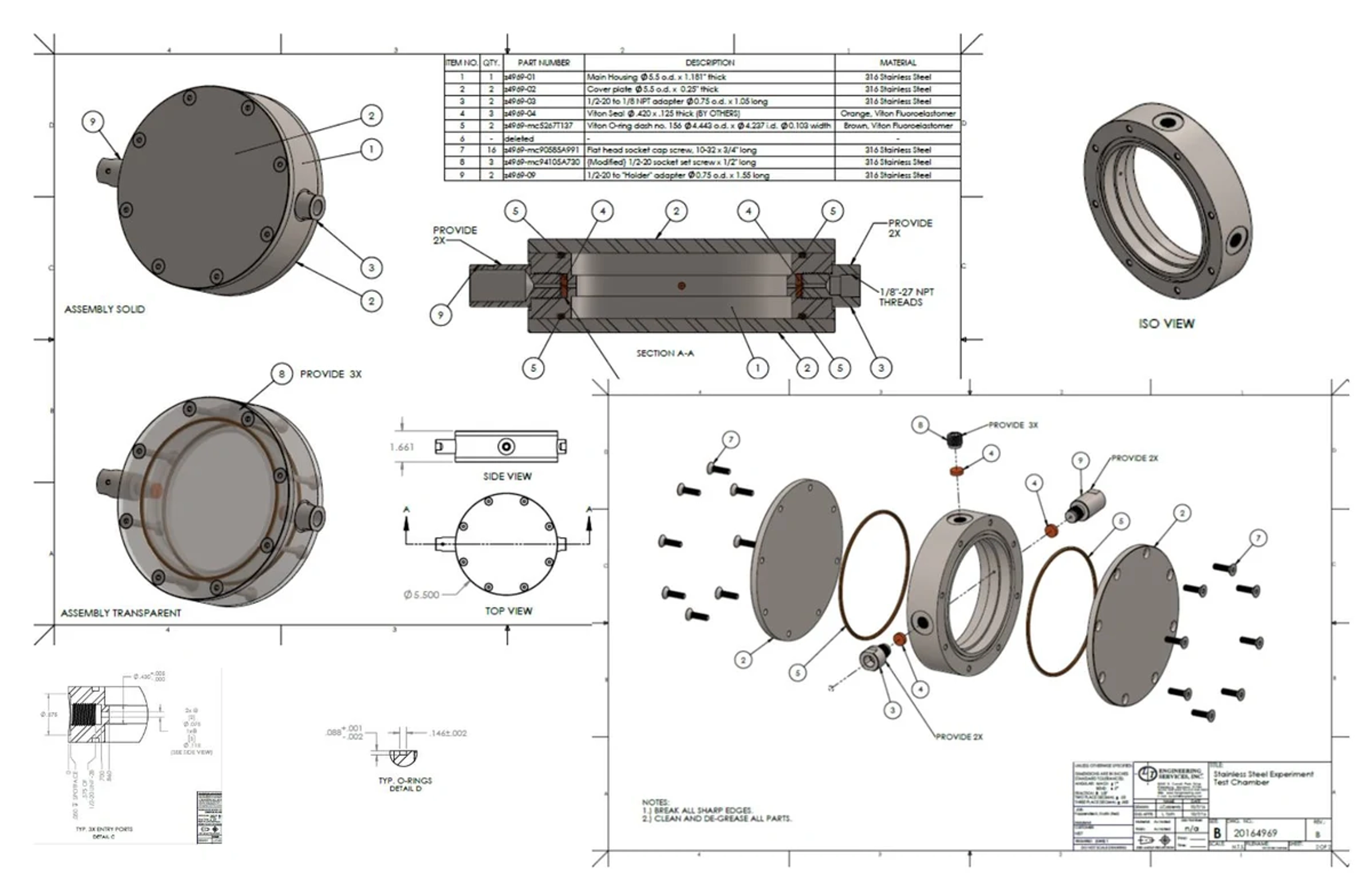 Custom-Machined Epoxy Components Dimension Drawings