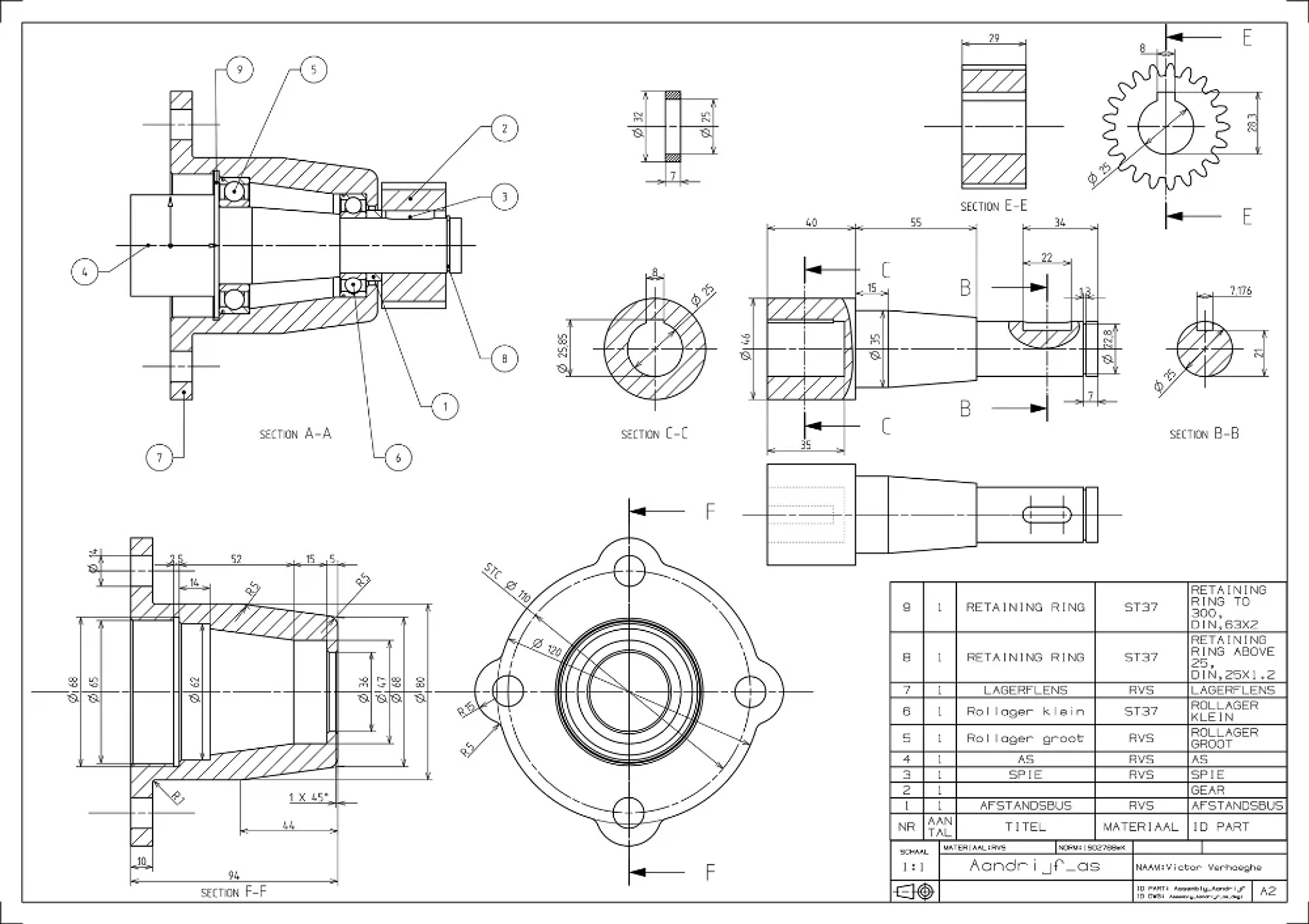 Custom PFA Parts Dimension Drawings