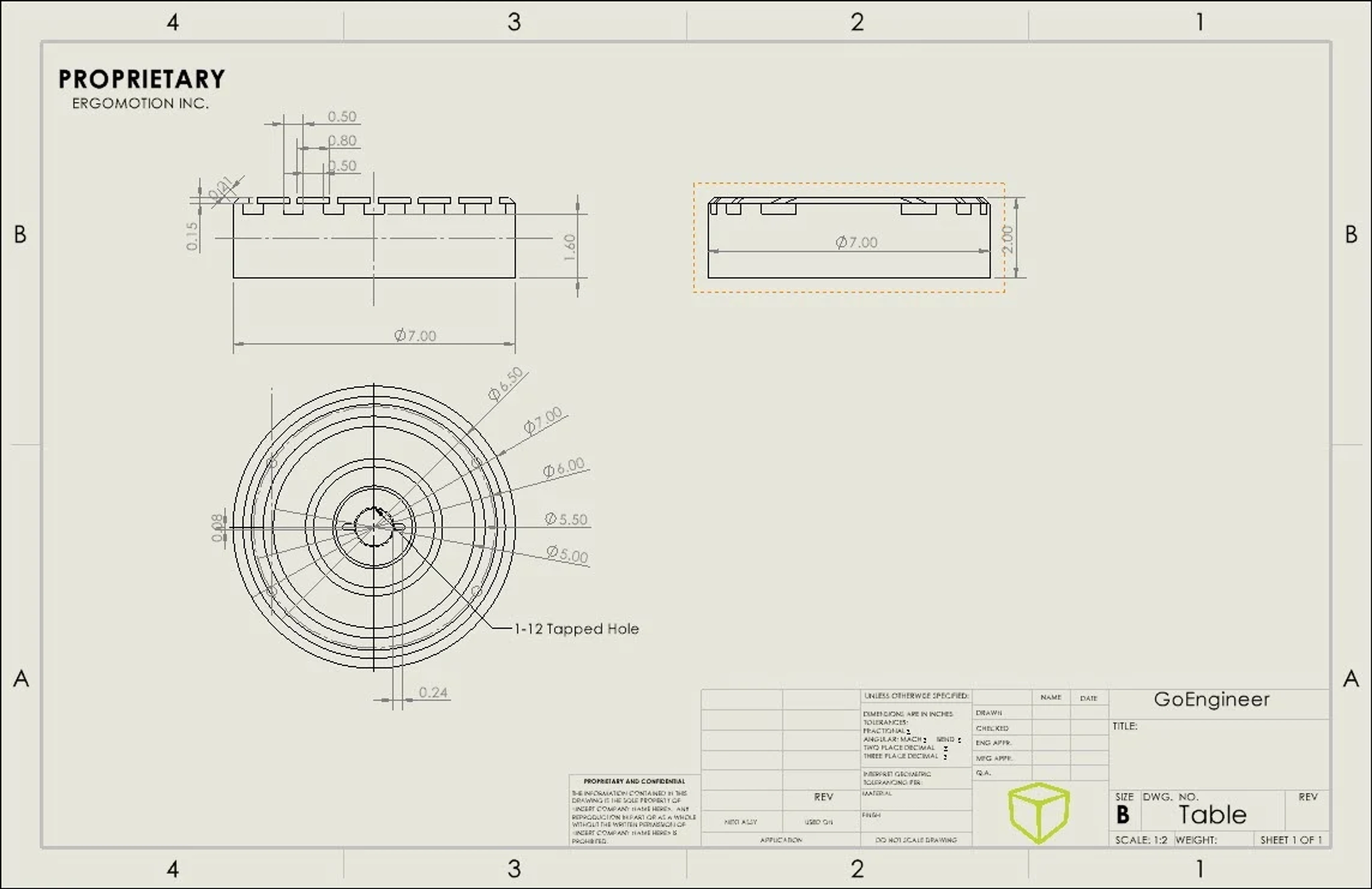 Custom-Size ESD Sheets Dimension Drawings
