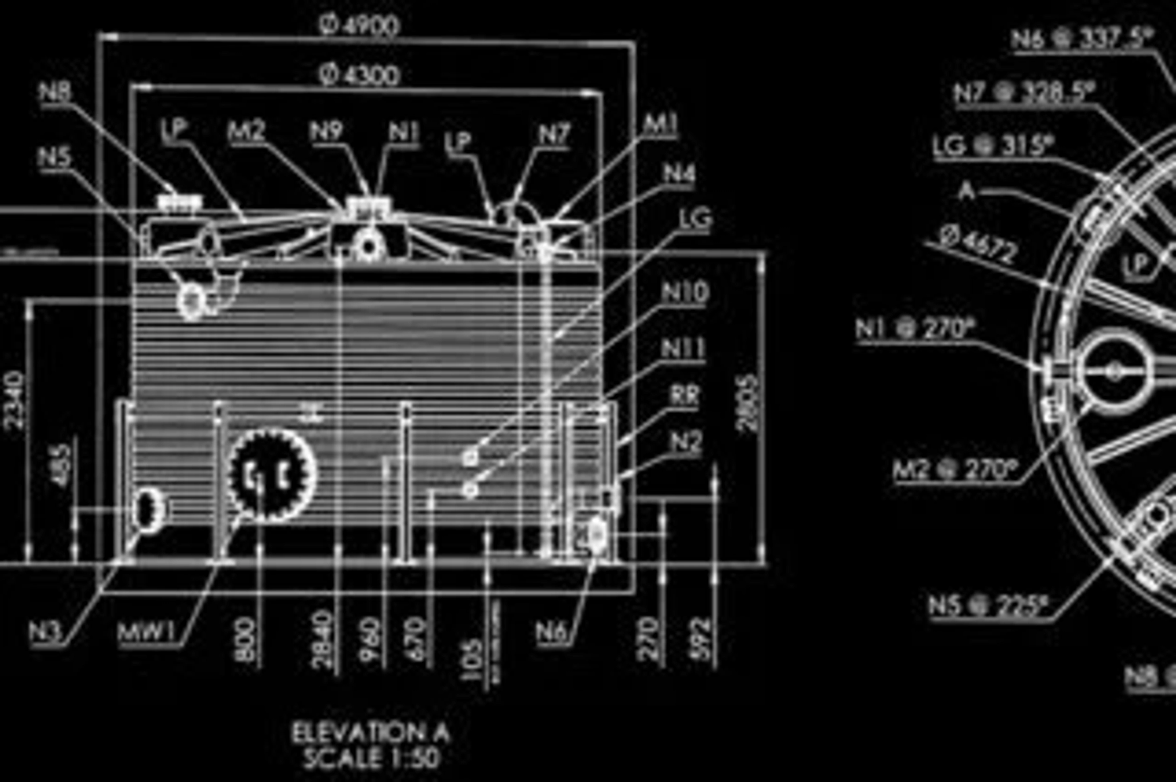 HDPE Products Dimension Drawings
