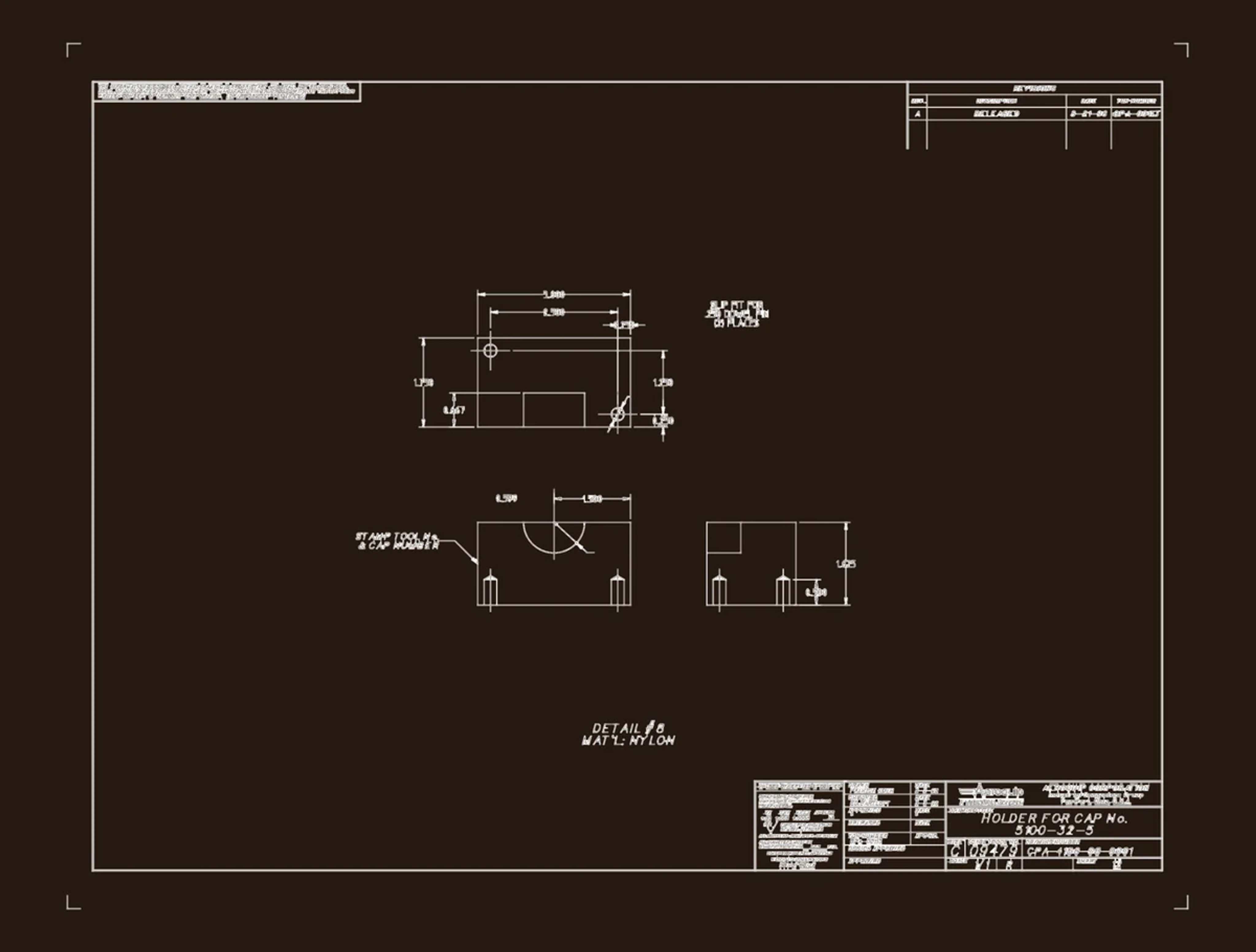 Nylon (PA) Products Dimension Drawings