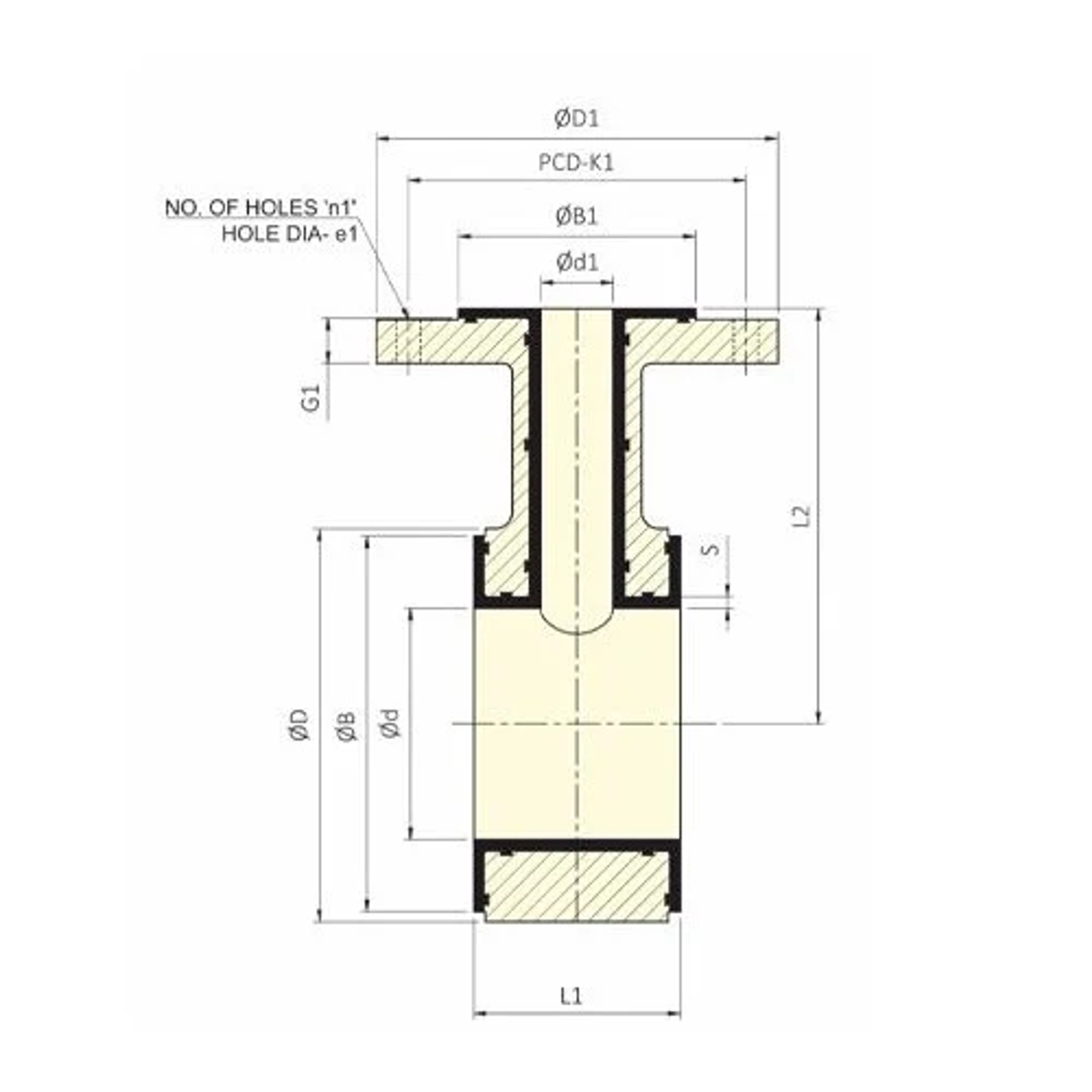 PFA Components Dimension Drawings