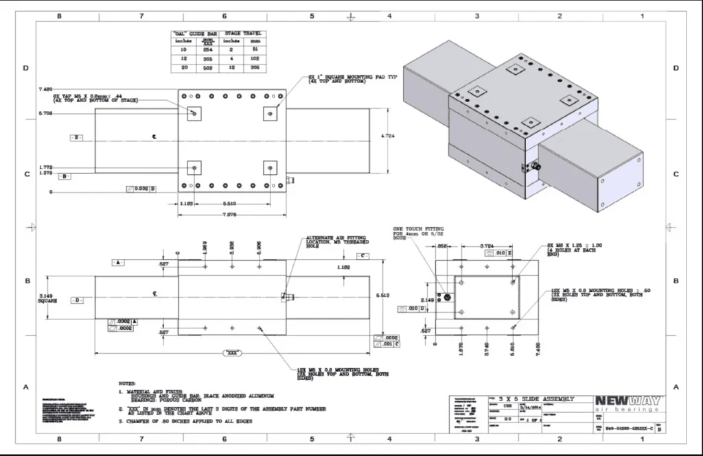 Square & Rectangular Profiles Dimension Drawings
