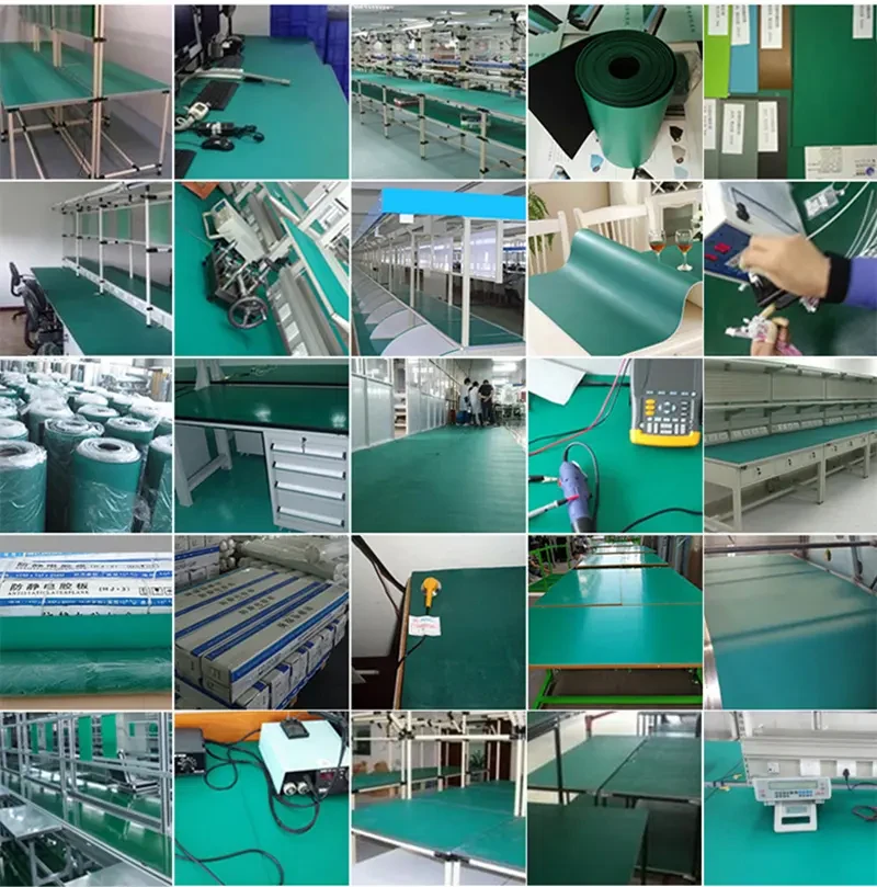 Anti-Static Rubber Sheets (ESD) Production Batch Gallery