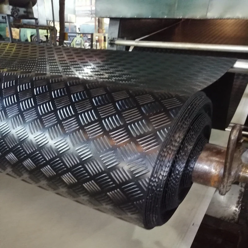 Checker Rubber Sheets Production Batch Gallery