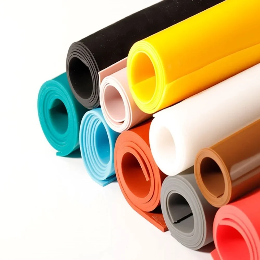 Coloured Silicone Sheets Production Batch Gallery