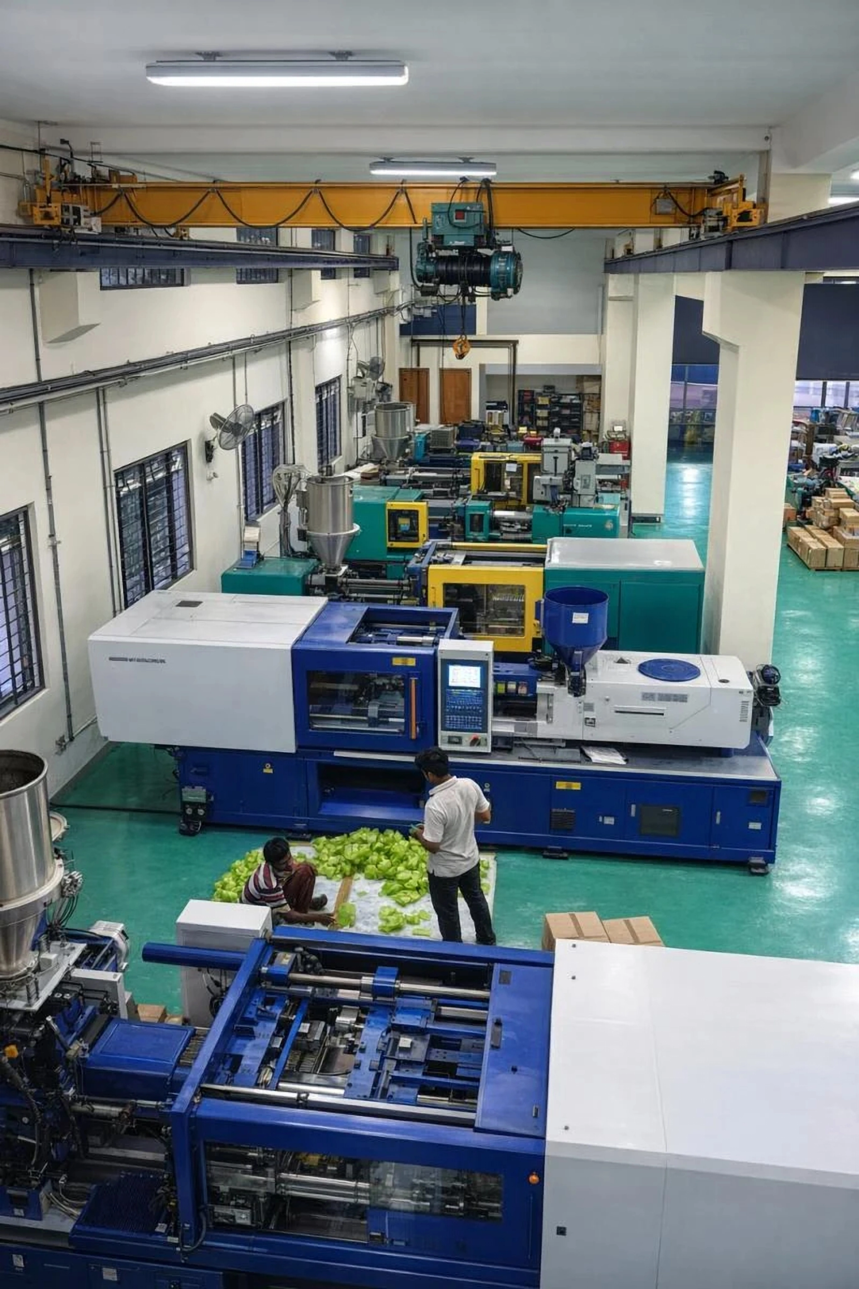 Custom-Machined Engineering Plastic Components Production Batch Gallery