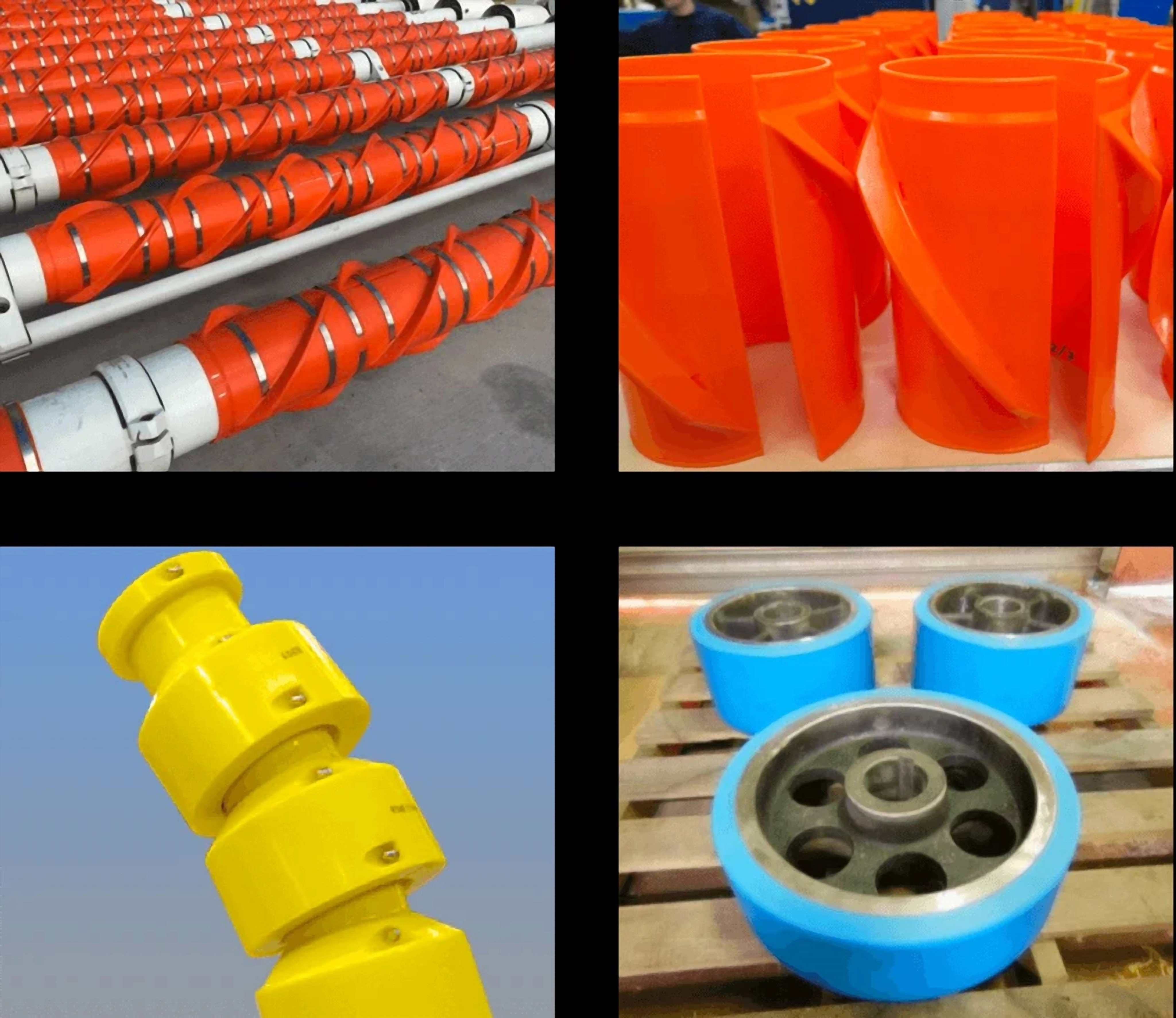Custom PU Components Production Batch Gallery