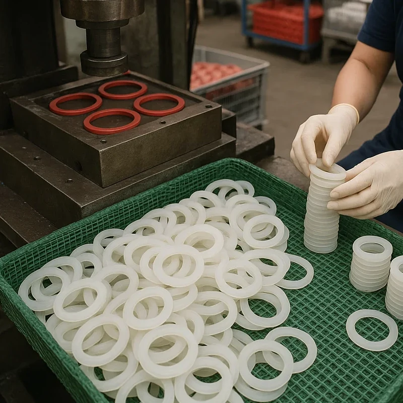 Custom Sealing Rings Production Batch Gallery