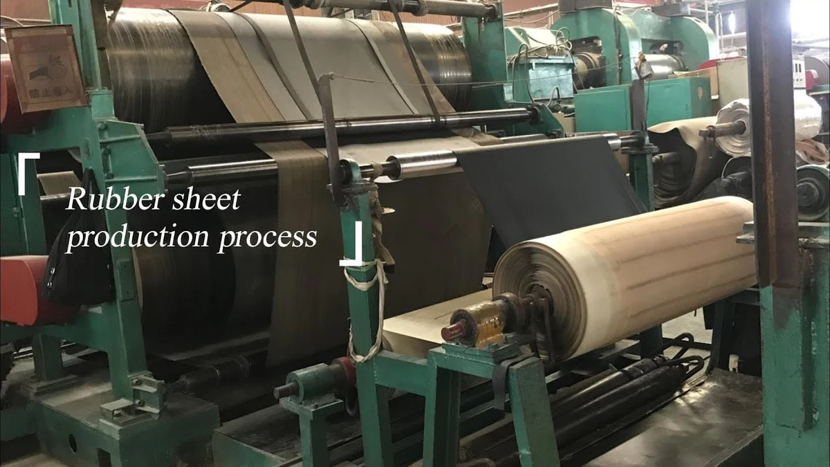 Custom-Thickness Rubber Sheets Production Batch Gallery