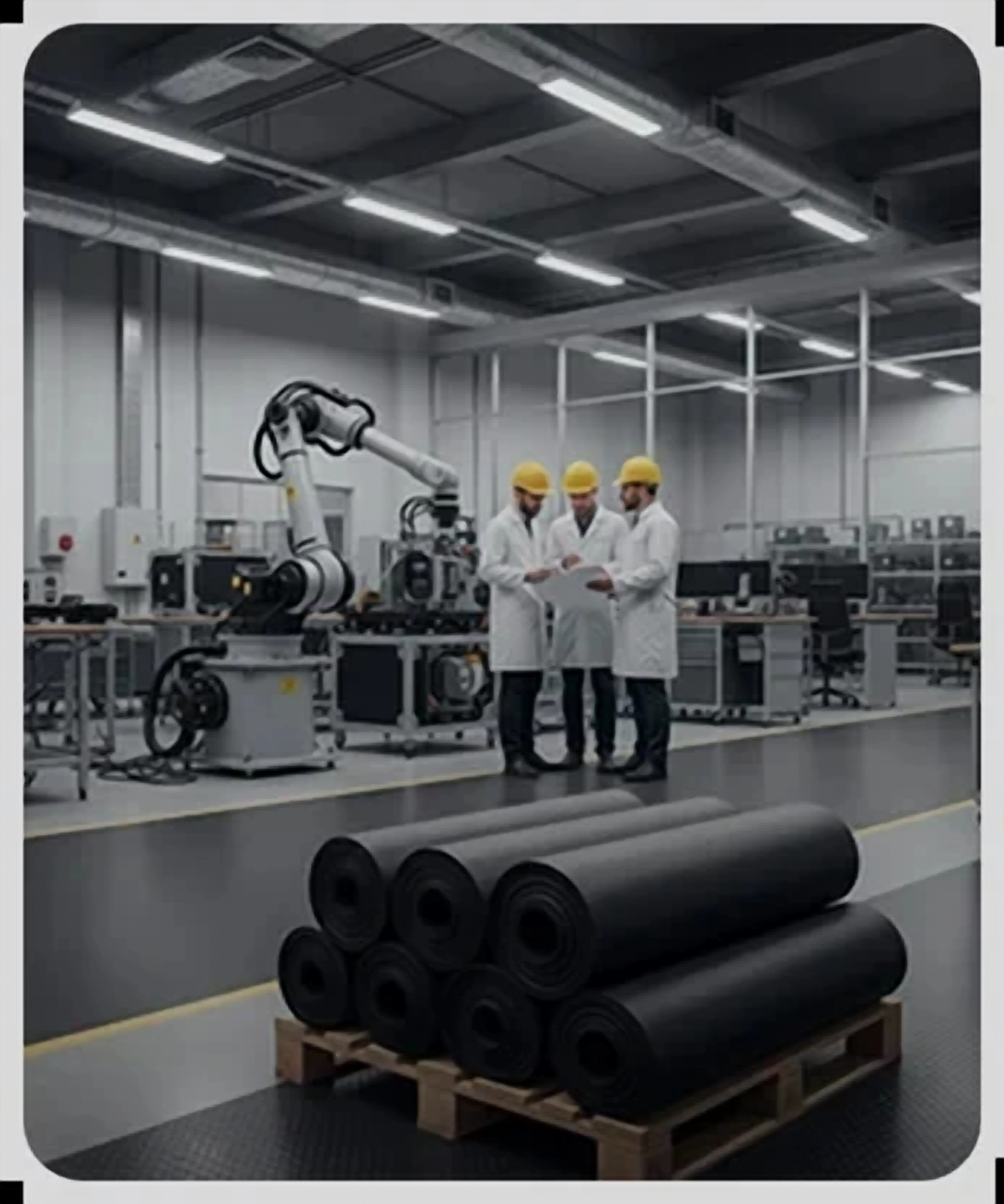 Electrical Rubber Mats Production Batch Gallery