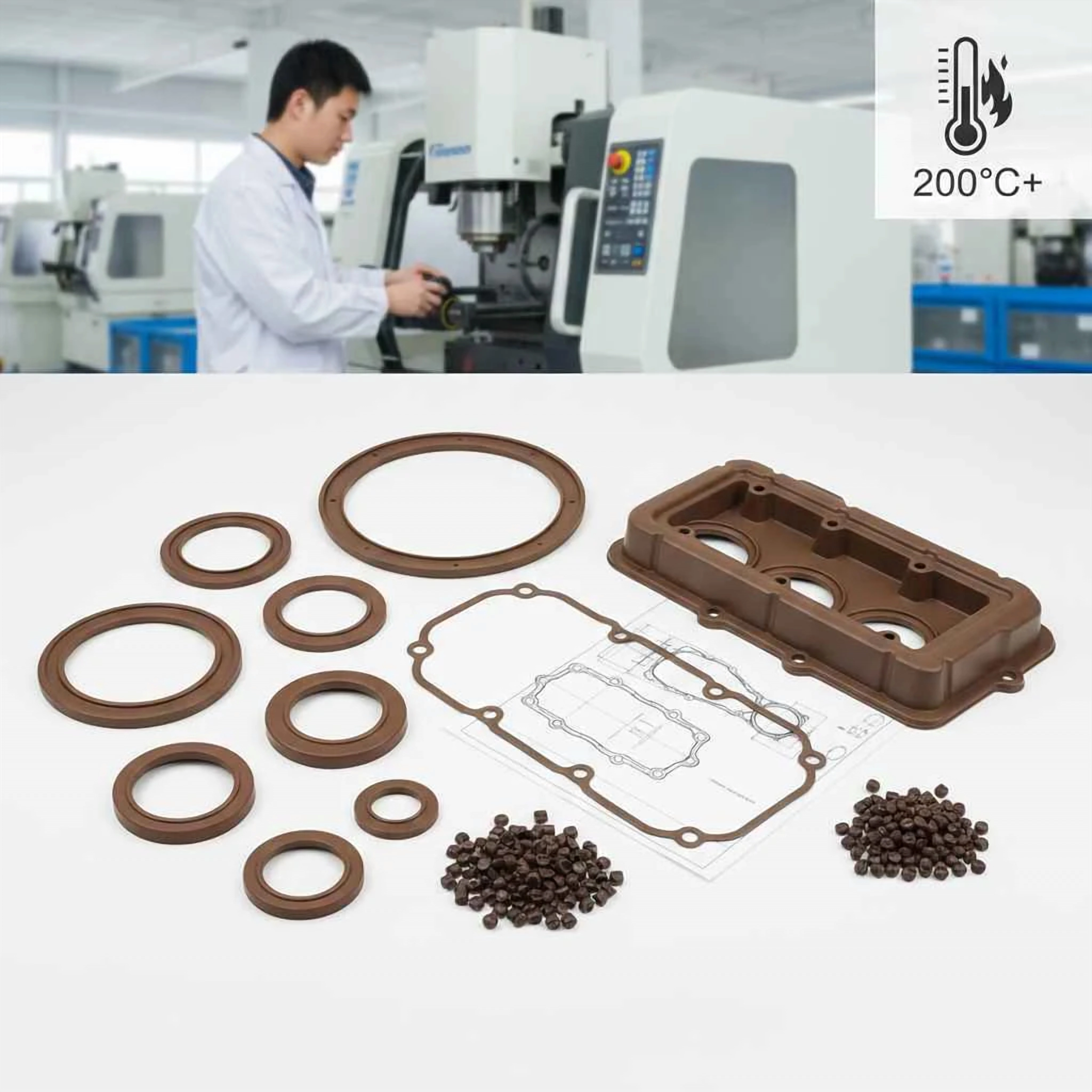 FKM / Viton Moulded Components Production Batch Gallery