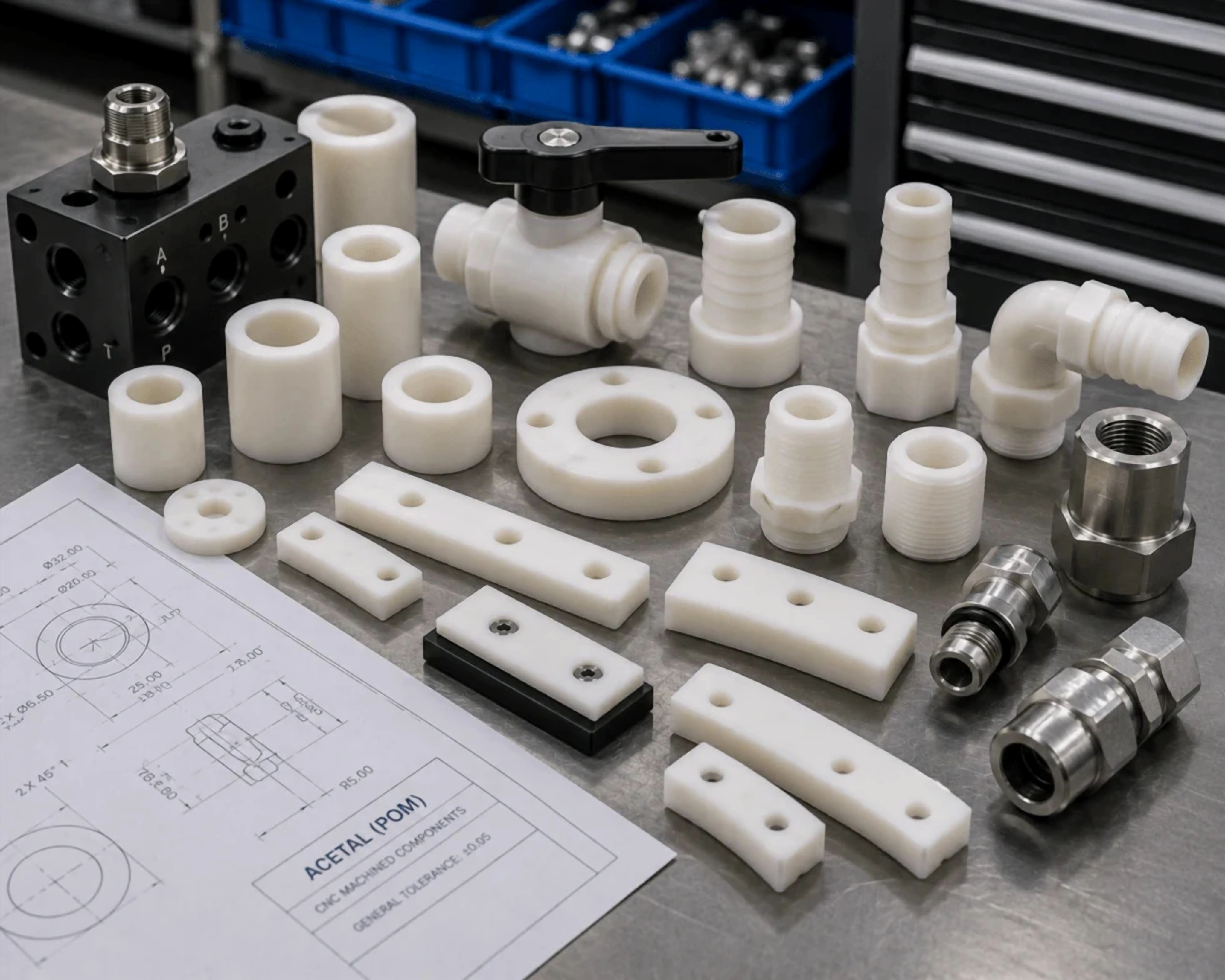 POM / Acetal Products Production Batch Gallery