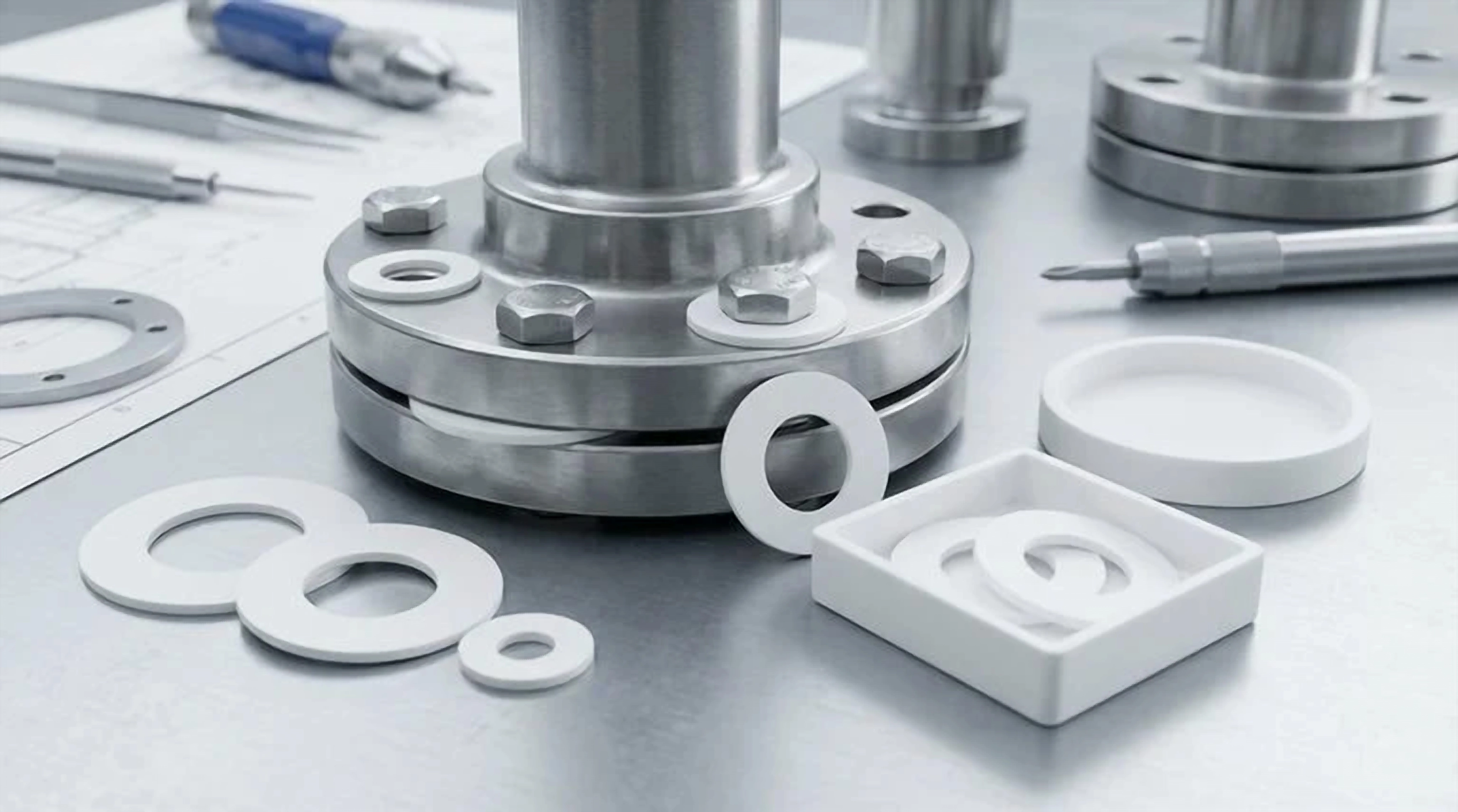 PTFE Washers Production Batch Gallery