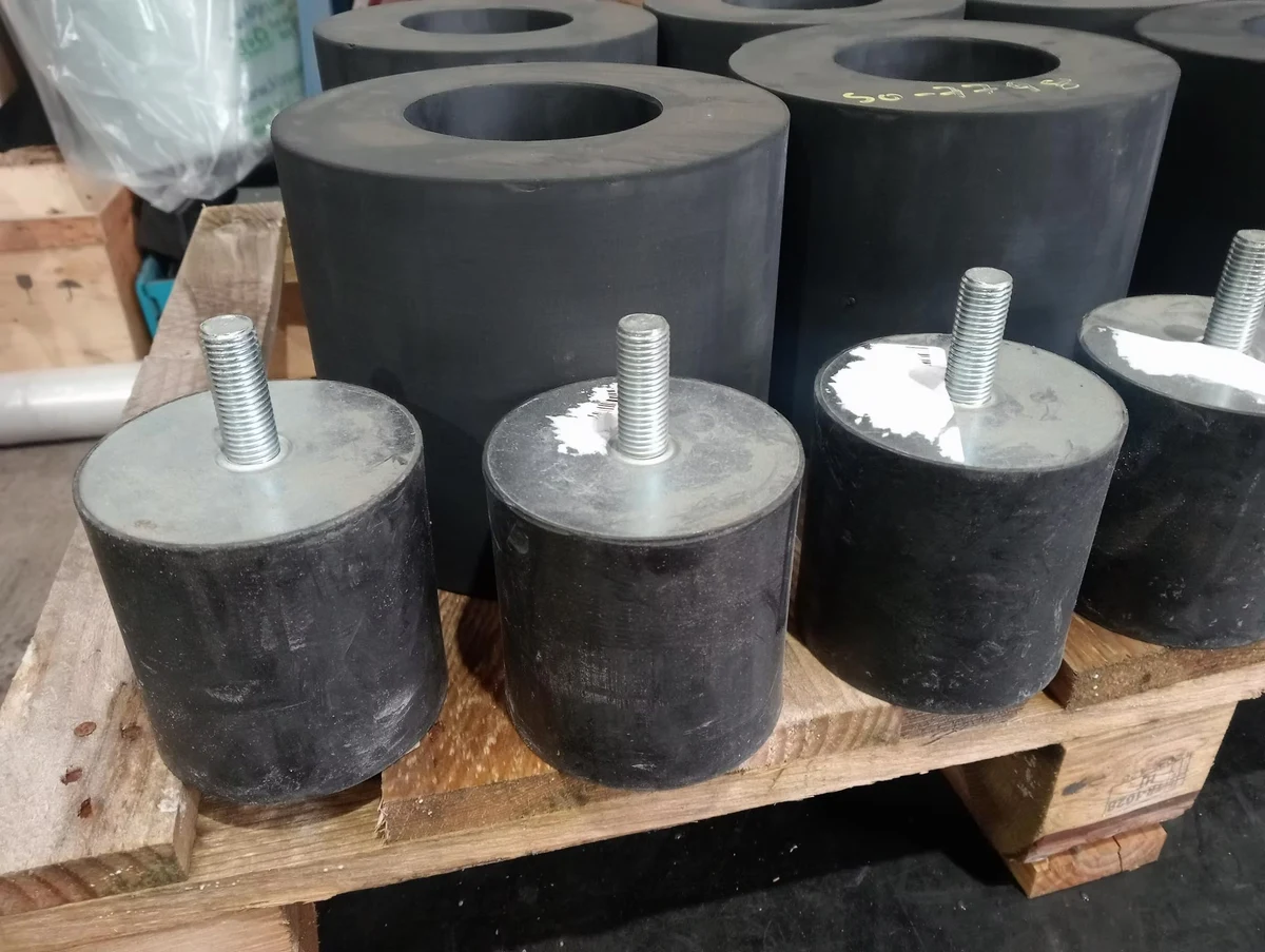 Rubber-Metal Buffers Production Batch Gallery