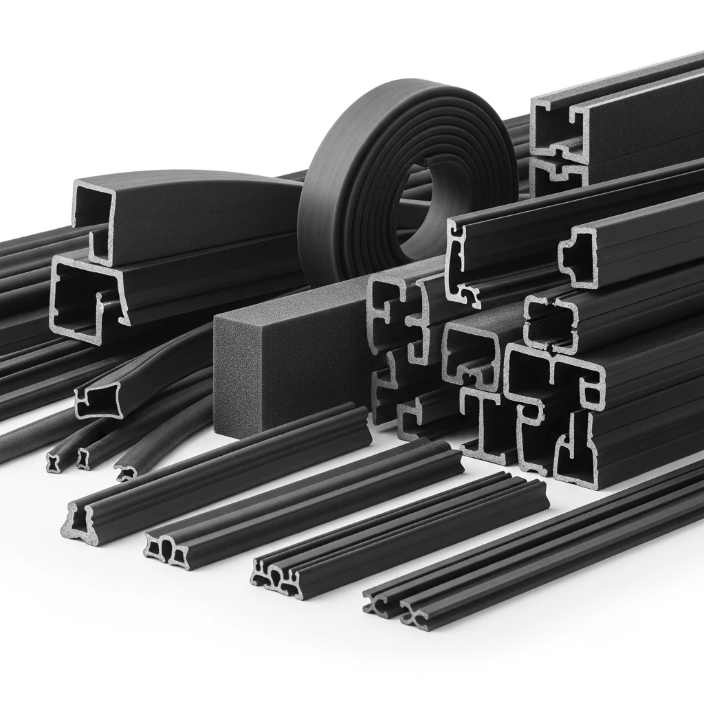 Sponge Rubber Profiles Production Batch Gallery