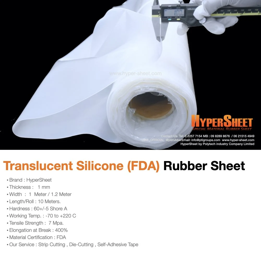 Translucent Silicone Sheets Production Batch Gallery