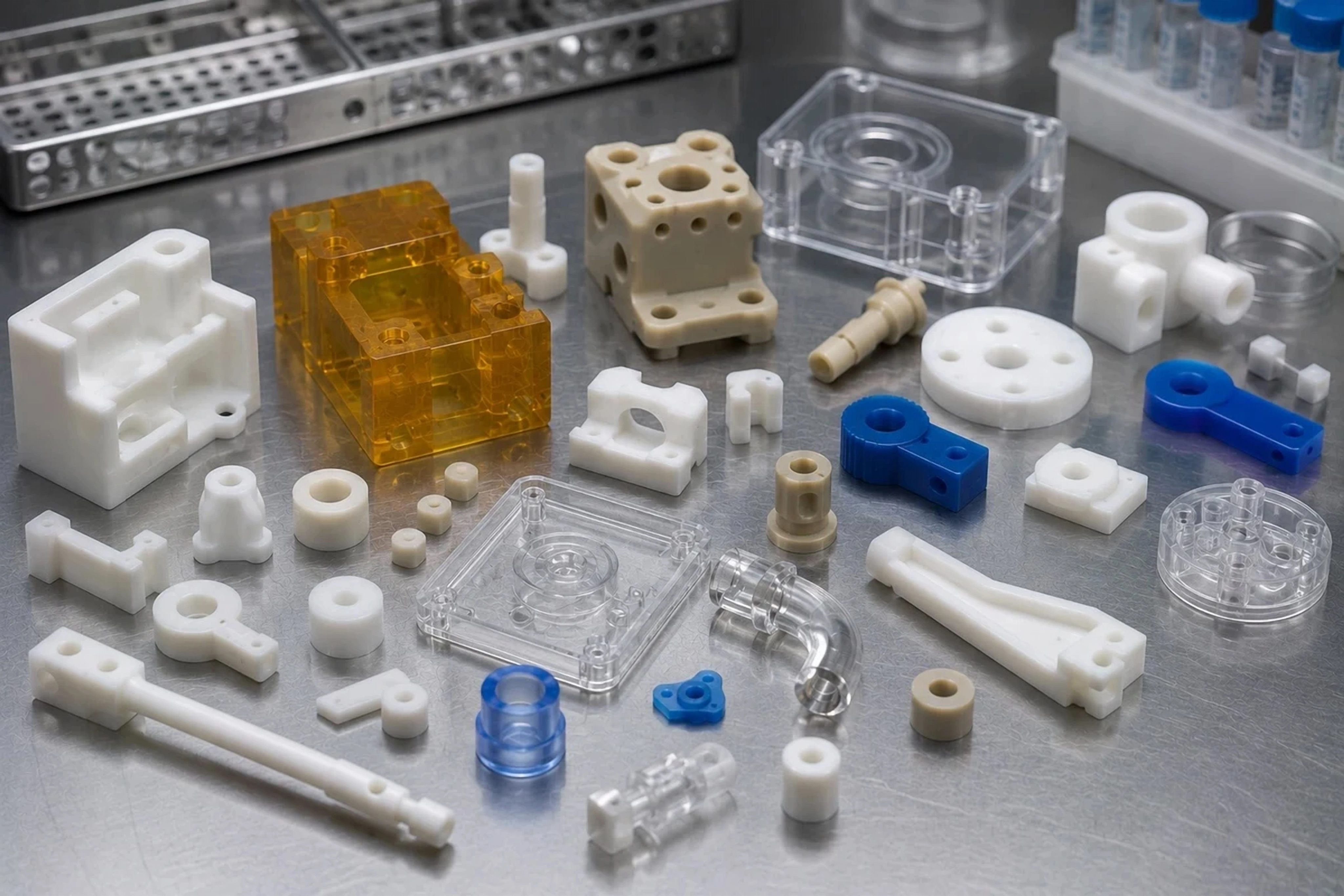 Custom-Machined Engineering Plastic Components Polymer Matrix & Formulation