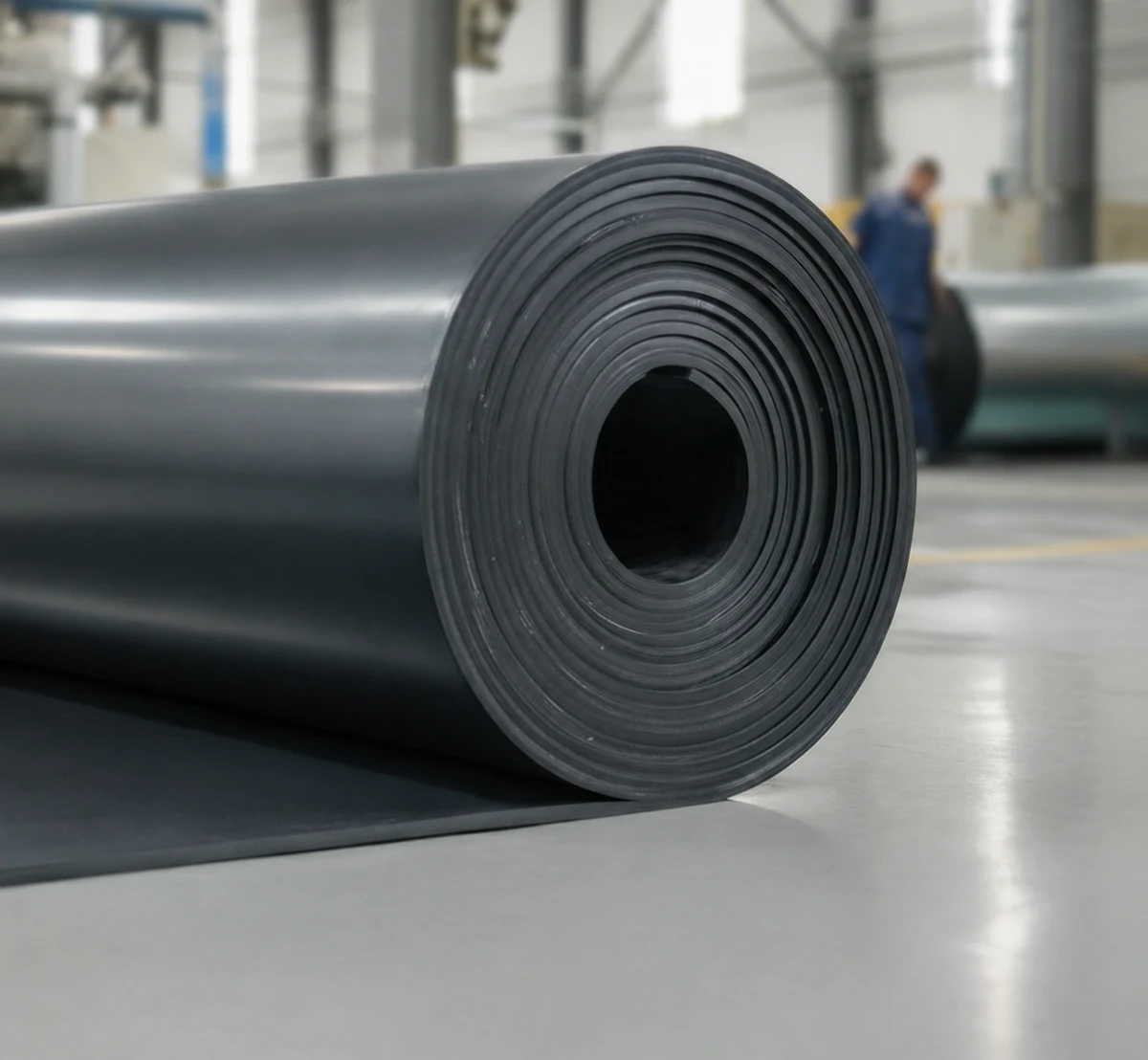 Custom-Thickness Rubber Sheets Polymer Matrix & Formulation